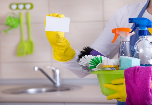 Carpet cleaning team focusing on sustainable waste sorting in Kingston upon Thames