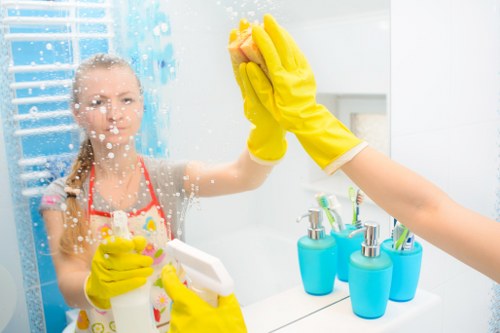 Professional after builders cleaning service in Kingston upon Thames finishing a renovation
